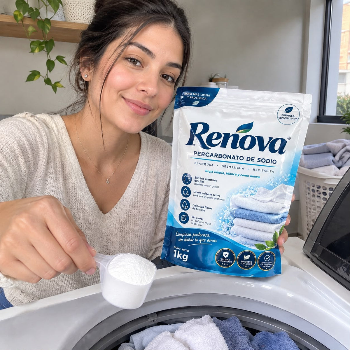 RENOVA - DILE ADIOS A LA ROPA DESTEÑIDA Y TELA DAÑADA POR EL CLORO 2X1