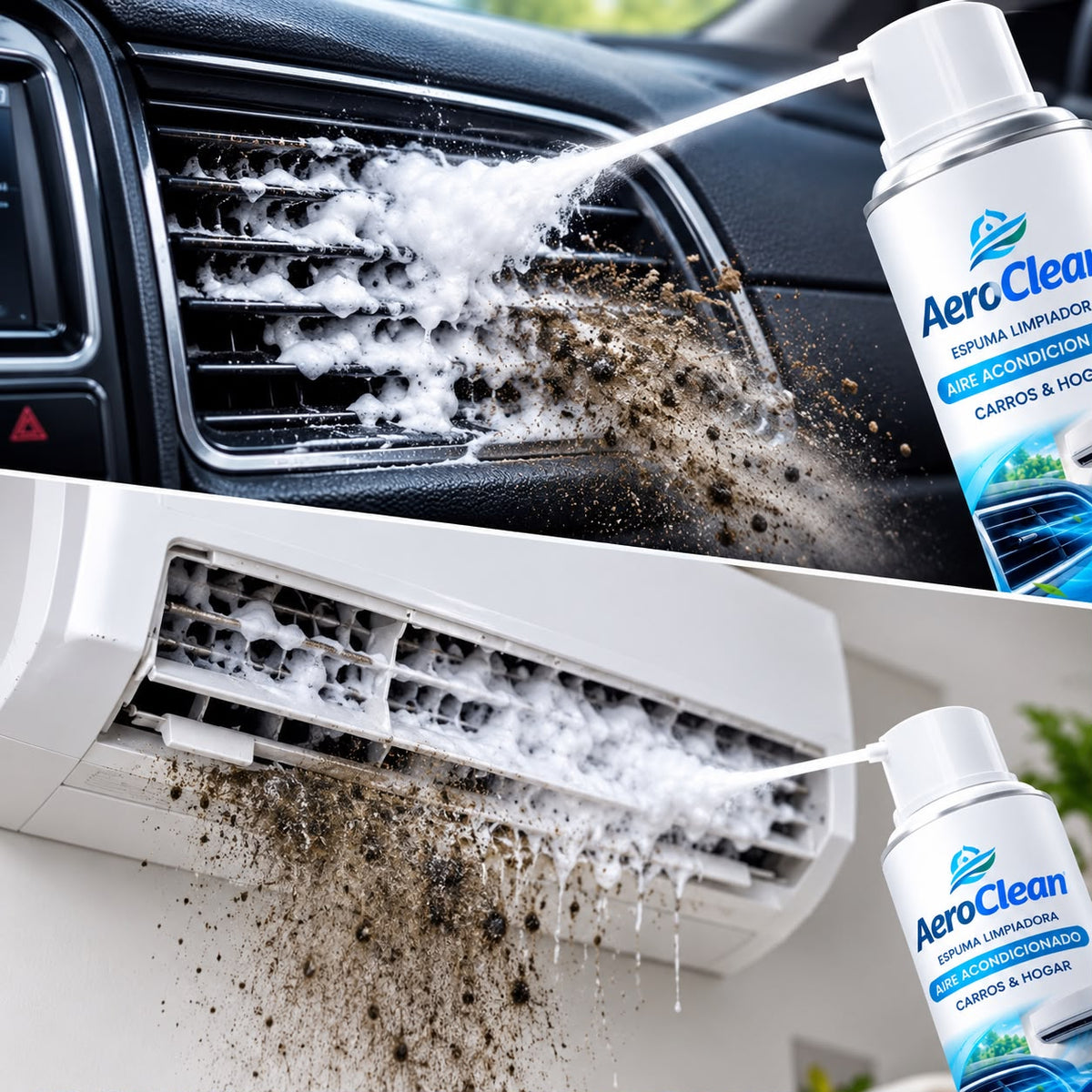 AeroClean - ACABA CON LAS BACTERIAS Y PROBLEMAS DEL AIRE ACONDISIONADO